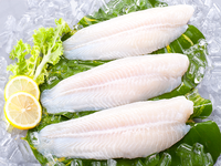 Filet de basa de viande blanche surgelé de qualité supérieure, bien épluché, à forte brillance, produits de la mer