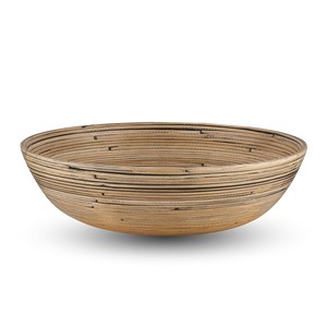 Tazón Rectangular para Ensalada de Madera Contrachapada de Bambú |   Mesa de Estilo Moderno de Mediados de Siglo, Ecológica y Ligera |   Venta al por Mayor AQDUS - Product Image 1