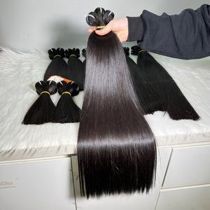 Paquetes de cabello virgen vietnamita con cutículas alineadas a precio mayorista para mujeres negras, cabello liso extremo. - Product Image 1