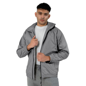 Chaqueta cortavientos informal para hombre, chaqueta impermeable con capucha de estilo moderno para exteriores, chaqueta impermeable con capucha de primera calidad para hombre, ropa de calle - Product Image 5