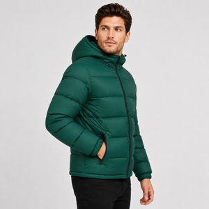 Insulated puffer <b>jacket</b> with smooth texture and dependable seasonal comfort <b>for</b> stylish outdoor adventures and relaxed winter - Product Image 4