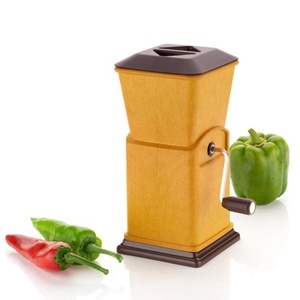 Cortador de mano de acero inoxidable para uso en la cocina, herramienta de operación Manual para rebanar ajo, cebolla y frutas secas - Product Image 1