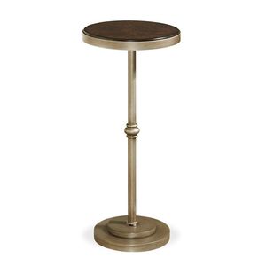Table ronde décorative en métal pour coin salon, au design compact et au style raffiné pour la décoration intérieure. - Product Image 5