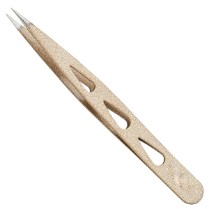 Pinzas de Precisión con Punta Fina para Eliminar Vello Corto y No Deseado, Pinzas de Acero Inoxidable Duraderas para Cejas, para Uso en Salón y en Casa - Product Image 1