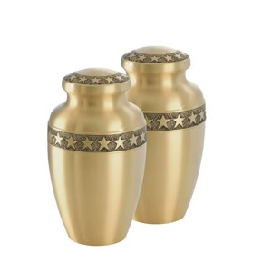 High Trending Brass Adult Cremation Urns <b>Top</b> Classic Metal Funeral Urns For Human Ashes Customized Size Shape Colour - Product Image 6
