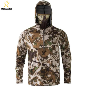 เสื้อฮู้ดลายพรางสำหรับล่าสัตว์แบบติดกระดุมสำหรับผู้ชาย - Product Image 3
