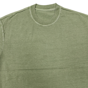 Camiseta Casual Oversize de Estilo Urbano para Hombre, Corte Regular, Lona Sólida, Ecológica, de Secado Rápido, con Logotipo Personalizado - Product Image 4