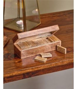Premium Wooden <b>Dice</b> And Dominoes Game <b>Set</b> Educational Family Board Game For Kids And Adults Indoor Entertainment - Product Image 6