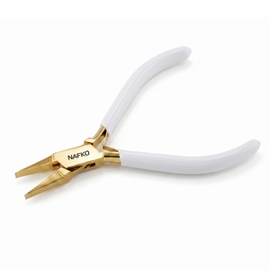Heavy Duty Jewelry <b>Pliers</b> Flat Nose <b>Pliers</b> 120mm Stainless Steel Smooth Jaw <b>Pliers</b> Jewelry Workshop Equipment <b>Multi</b> Colors <b>Plier</b> - Product Image 1