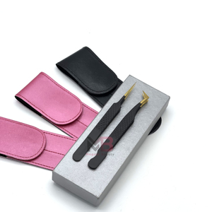 New Stainless Steel Eyelash Tweezers Set with Precision Tips in <b>Box</b> for Eyelash Extensions Non-Slip Anti-Magnetic & Durable - Product Image 6