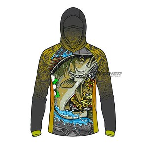 Camisa Larga de Pesca Impermeable de Secado Rápido y Protección UV al por Mayor, de Spandex/Poliéster, Ropa de Moda para Adultos, Fabricante Exportador - Product Image 1