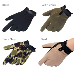 Gants de chasse imprimés camouflage, tactiles, antidérapants, pour la randonnée en plein air, le tir, gants tactiques, fournisseur en gros OEM - Product Image 4