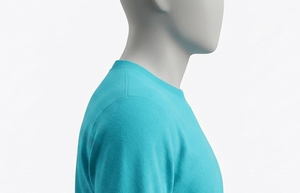 เสื้อสเวตเชิ้ตคอกลมสีเทอร์ควอยซ์สำหรับผู้ชาย ทรงปกติ ผ้าถัก 100% คอตตอน สวมใส่สบายๆ ในฤดูใบไม้ร่วง - Product Image 6