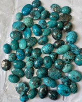 Lot de cabochons de turquoise mélangée AAA+++ – Pierres précieuses de turquoise naturelle en vrac, formes variées, certifiées CNAS, de Rafay Gemstone pour