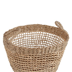 Set of 2 <b>Baskets</b> Seagrass Natural Handmade <b>Storage</b> <b>Basket</b> Wholesale eco-friendly Made in Viet Nam - Product Image 6