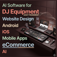 DJ ekipmanları için Yapay Zeka Yazılımı Web Sitesi Tasarımı Yapay Zeka ERP CRM Yazılımı Android iOS Mobil Uygulamalar WordPress Shopify Eklentisi e-ticaret Yapay Zekası
