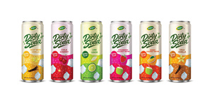 เครื่องดื่มรสโซดาไลม์เลมอน 355 มล. บรรจุกระป๋อง พร้อมดื่ม ยี่ห้อ OEM รับผลิตแบรนด์ส่วนตัว แพ็ค 24 กระป๋อง - Product Image 2