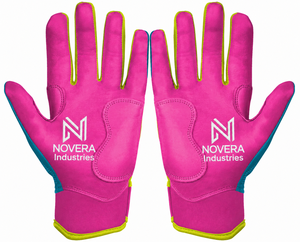 ถุงมือตีเบสบอล NOVERA INDUSTRIES นุ่มสบาย ผลิตจากหนังแพะคุณภาพพรีเมียม 100% ปิดด้วยแถบตีนตุ๊กแก แห้งเร็วและระบายอากาศได้ดี - Product Image 2