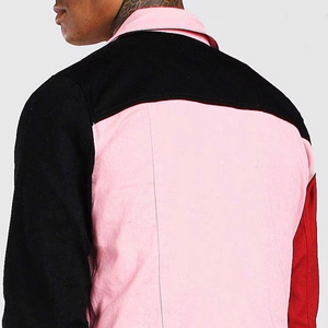 Chaqueta Vaquera de Algodón 100% de Marca para Hombre, Estilo Urbano, Secado Rápido, con Botones Cubiertos en la Parte Delantera, Peso de la Tela 340g, Lavable 10 Veces - Product Image 2