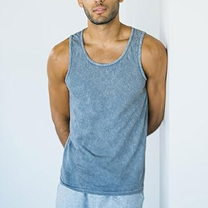 เสื้อกล้ามออกกำลังกายผู้ชาย แฟชั่น เสื้อยืดแขนกุด ทรงเข้ารูป สำหรับฟิตเนส ยิม ออกกำลังกาย เล่นกีฬา เพาะกาย ใส่สบายๆ ในฤดูร้อน น้ำหนักเบา - Product Image 6