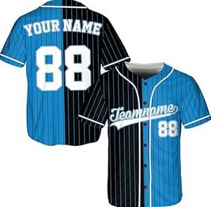 Maillots de baseball de haute qualité personnalisés pour équipes, fabriqués en usine, vente directe, uniformes de baseball et de softball pour vêtements de sport - Product Image 1