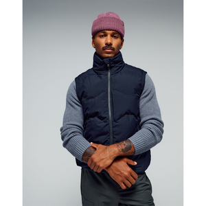 Gilet matelassé respirant pour homme, grande taille, avec fermeture éclair et poches, chaud, de haute qualité, vêtement d'extérieur décontracté pour l'hiver 2026 – Service OEM - Product Image 3