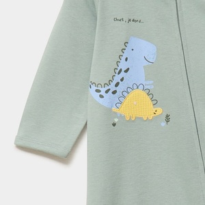 Conjunto de Ropa para Bebé de Algodón Personalizado al por Mayor, Body para Recién Nacido, Mameluco de Manga Larga Tejido, Ropa para Bebé, Exportación OEM - Product Image 5