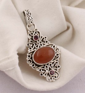 Anillo de Piedra Lunar Durazno Natural, Plata de Ley 925, Joyería Hecha a Mano, Anillo de Piedras Preciosas de Diseño para Mujer, Estilo Boho, Regalo de Aniversario - Product Image 2