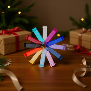 Sacchetti regalo Ilan 28x6,5 cm colori assortiti 2 pezzi per regali - Product Image 2