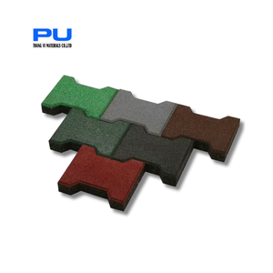 กระเบื้องยาง EPDM รูปทรงกระดูกสมัยใหม่ พร้อมการรับประกัน 3 ปี สำหรับยิมและพื้นที่ออกกำลังกายกลางแจ้ง - Product Image 5