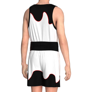 High Quality Black White Quick Dry Lightweight Soft Boxing <b>Shorts</b> Uniforms Breathable Stretch 240g Design Made Pakistan Unisex - Product Image 1