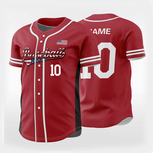 Uniforme Personalizado con Nombre de Equipo Deportivo, Jersey Privado de Béisbol con Impresión por Sublimación, Jersey de Béisbol Personalizado para Hombres, Mujeres y Jóvenes - Product Image 1