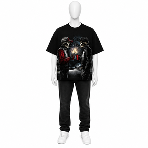 Camiseta Glory Custom Trendy 100% algodón estampada estilo vintage de manga corta con lavado ácido y gráfico para un uso cómodo unisex. - Product Image 5