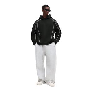 Sudadera con Capucha Extra Grande para Hombre, Unisex, 280 g/m², Estilo Vintage, Ecológica, de Alta Calidad, con Puños Acanalados de Poliéster/Algodón - Product Image 2