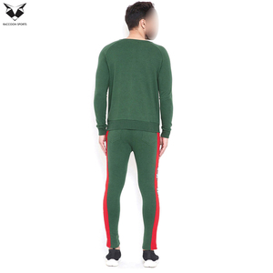 Conjunto Deportivo de Manga Larga para Hombre, con Logotipo Personalizado Impreso en Verde y Rojo en Contraste, el Mejor Producto al por Mayor de 2026 - Product Image 3