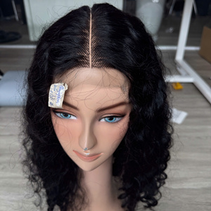 100% cabello humano SDD peluca virgen cruda vietnamita onda profunda Color Natural HD encaje transparente Frontal pelucas sin pegamento cutícula alineada - Product Image 4