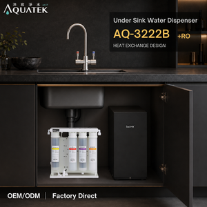 Distributeur sous évier écologique standard AQ-3212B avec interrupteur de sécurité, réservoir chaud de 3,6 L, pour usage hôtelier avec système RO (AQ-500A) - Product Image 1