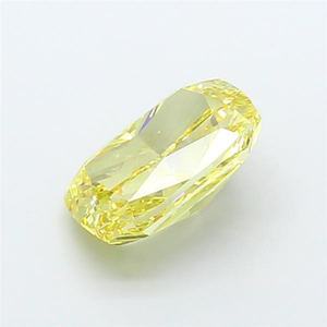 Diamant de laboratoire de qualité supérieure, jaune intense fantaisie, taille coussin, 5,72 carats, VS2, certifié IGI, diamant synthétique en vrac, export. - Product Image 2