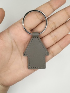 Llaveros de Cuero Genuino de Alta Calidad, Personalizables, para Regalo de Boda, Llaveros de Moda, Llavero para Coche, Colgante para Bolso, Llavero con Forma de Corazón - Product Image 3