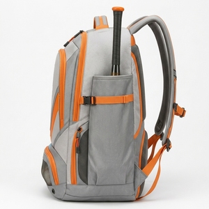 Sac d'équipement de baseball professionnel avec construction robuste, plusieurs poches de rangement et design léger pour l'entraînement - Product Image 6