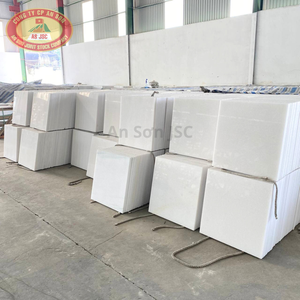 Losas de Mármol de Calcita Blanco Lechoso Procesadas en Fábrica, Acabado Pulido, Impermeables, Duraderas, Ecológicas, de Larga Duración - Product Image 3