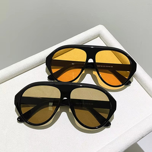 2025 Wholesale Classic Retro Avation Oversized Sun Glasses Custom Logo <b>Large</b> <b>Frame</b> Fashion Sunglasses for Women Men Gafas De Sol - Product Image 5