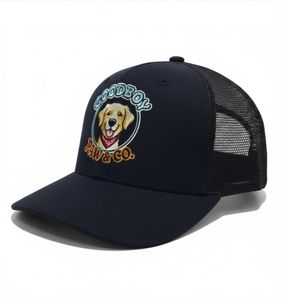 Gorra Trucker Premium de 5 Paneles con Malla, Parche Bordado 2D de Goodboy Dog, Cierre Ajustable con Broche, Estilo Casual y Deportivo - Product Image 3
