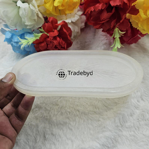 Elegante Bandeja de Servicio Móvil de Resina Moderna, Plato Decorativo Premium para el Hogar, Cafetería y Regalos Tradebyd - Product Image 2