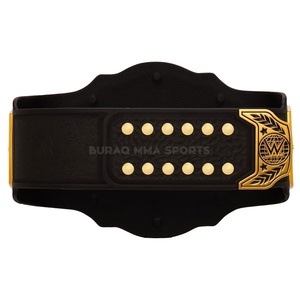 Ceinture de championnat BURAQ MMA SPORTS BRQ-BELT avec logo personnalisé, couleur personnalisée, plaques en laiton allié de 3 mm pour la lutte et la boxe - Product Image 4
