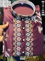 Kurta brodée Black Royale