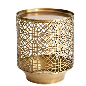 Lanterne décorative vintage en métal pour bougies, support à bougies pour table de restaurant, décoration romantique à la lumière des bougies - Product Image 1