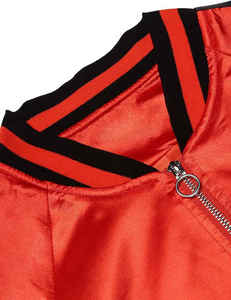 Customized Wholesale <b>Women</b> Satin <b>Jackets</b> New Style Winter Baseball Satin <b>Jackets</b> Breathable <b>Lightweight</b> Satin <b>Jackets</b> OEM - Product Image 2