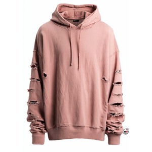 เสื้อฮู้ดผู้ชายไซส์ใหญ่ สีส้ม แขนยาว ผ้าฝ้ายเฟรนช์เทอร์รี่ สีพื้น ดีไซน์ทำเก่า ใส่ได้ในฤดูใบไม้ร่วง ระบายอากาศได้ดี - Product Image 3