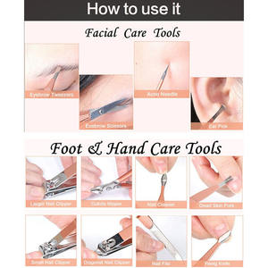 Top Selling <b>Manicure</b> Pedicure Set High Quality Custom Made Stainless Steel Lightweight <b>Manicure</b> <b>Kit</b> With Customized Packaging - Product Image 3